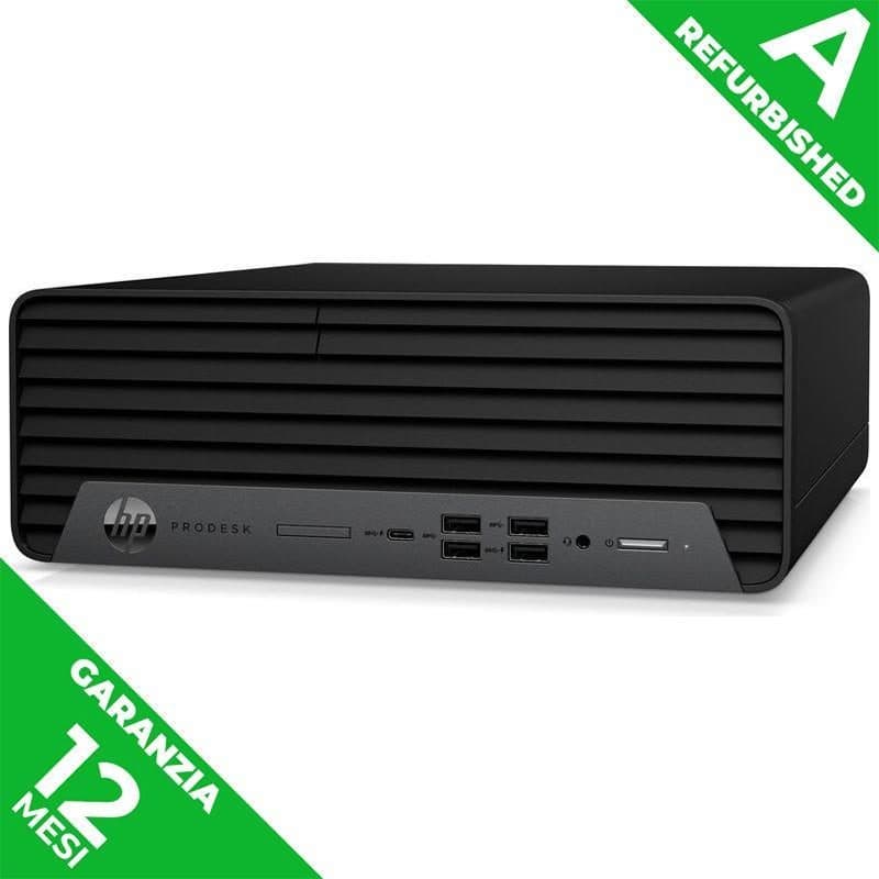 PC desktop SFF ricondizionato Intel i5 G10 8GB RAM SSD 512GB Windows 11 Pro garanzia 1 anno - HP ProDesk 600 G6 SFF