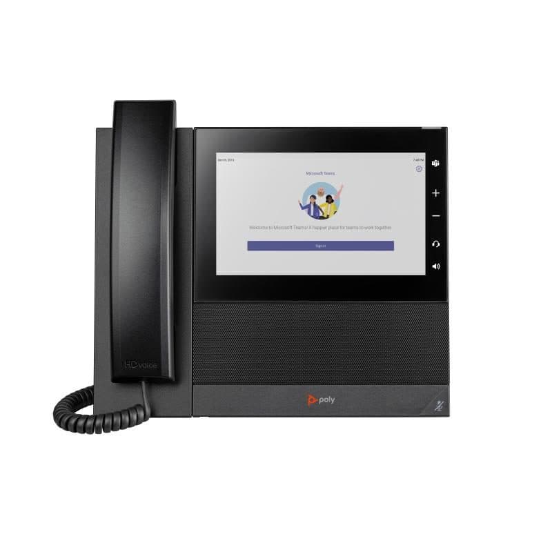 Telefono multimediale aziendale per Microsoft Teams con PoE - Poly CCX 600