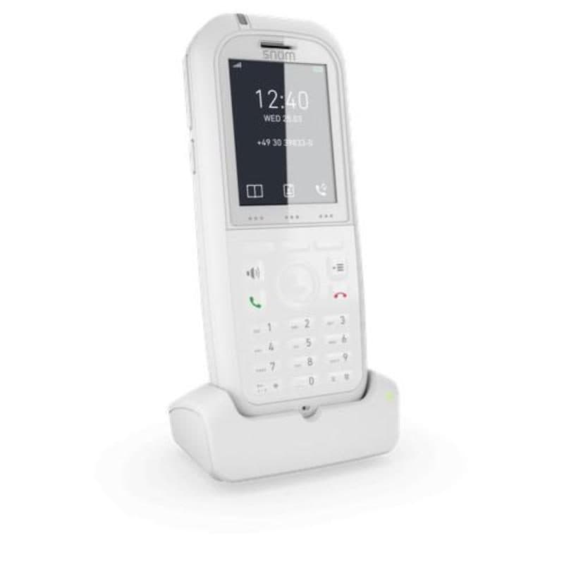 Ricevitore telefonico DECT con identificatore di chiamata bianco - Snom M90