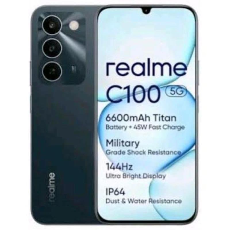 Smartphone 5G dual SIM 6.8 pollici octa core 128GB RAM 4GB verde - Realme C100