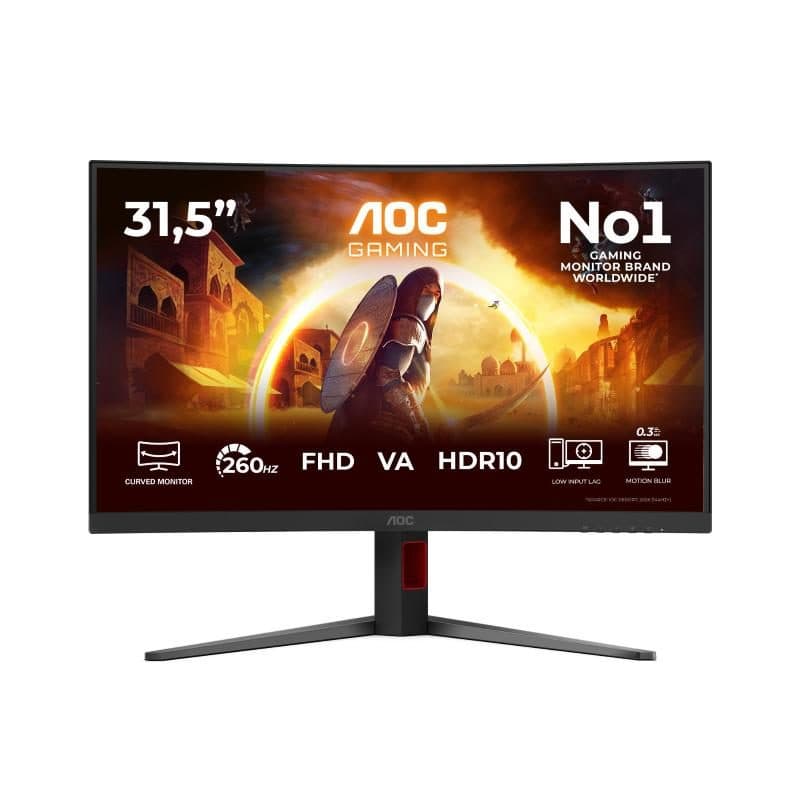 Monitor curvo 32 pollici VA 260Hz regolabile in altezza - AOC