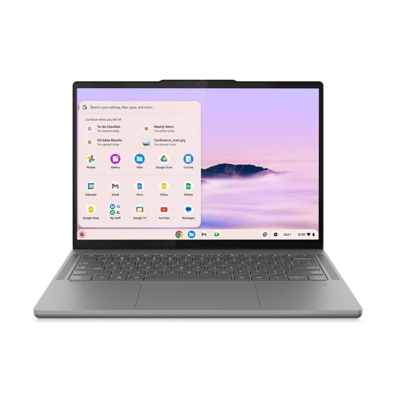 Chromebook Plus 14 pollici touch MediaTek Kompanio Ultra 910 16GB RAM 256GB ChromeOS - Lenovo 83MW000FIX