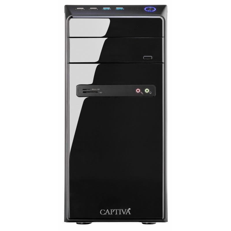 PC desktop AMD Ryzen 5 Pro 5655G 32GB RAM SSD 1TB Windows 11, tastiera QWERTZ - Captiva Business/Office R100-507