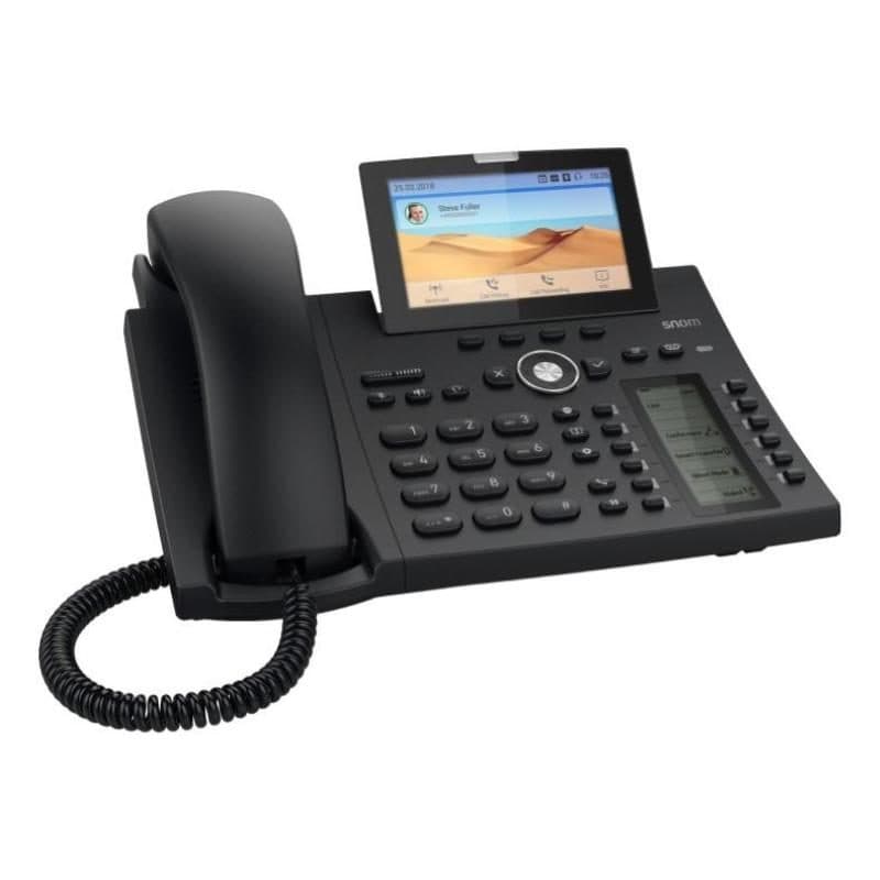 Telefono IP 12 linee display TFT nero - Snom D385N