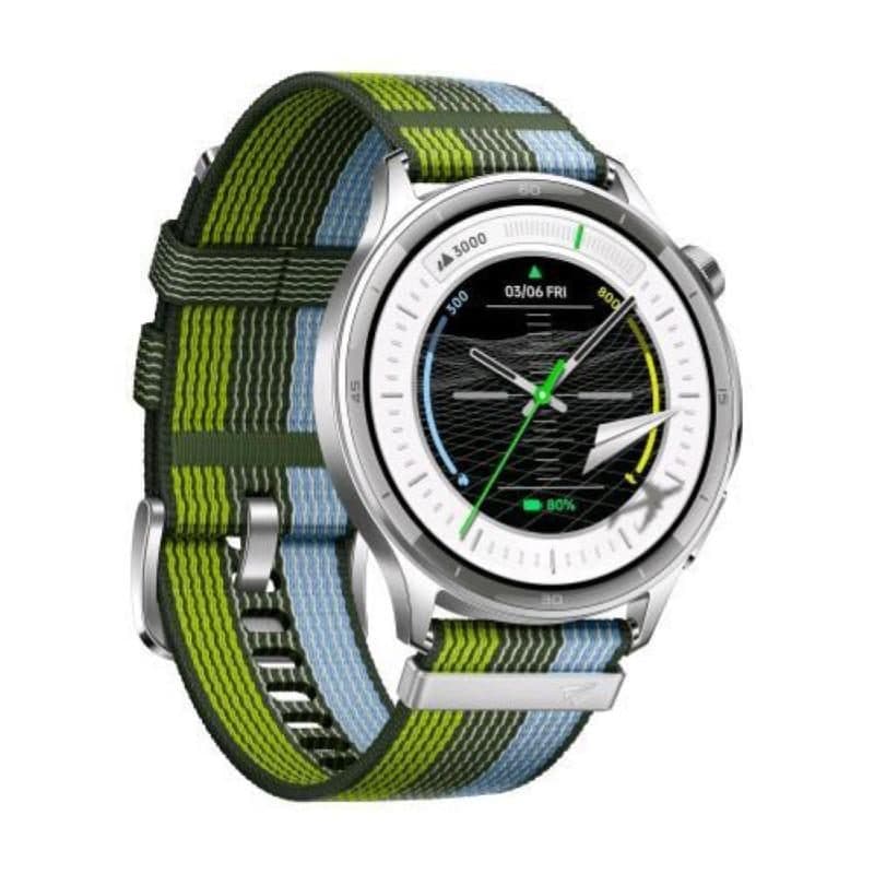 Smartwatch 1.46 pollici AMOLED Bluetooth GPS NFC IP68 5 ATM Silver Gleam - OPPO Watch S