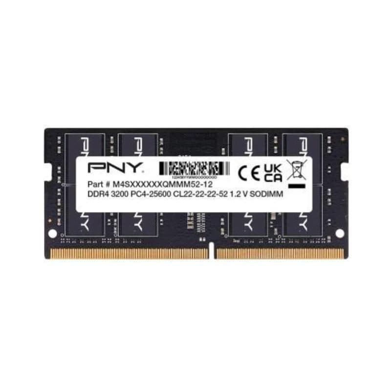 Memoria RAM SO-DIMM DDR4 1x16GB 3.200 MHz CL22 nero - PNY MN16GSD43200-TB