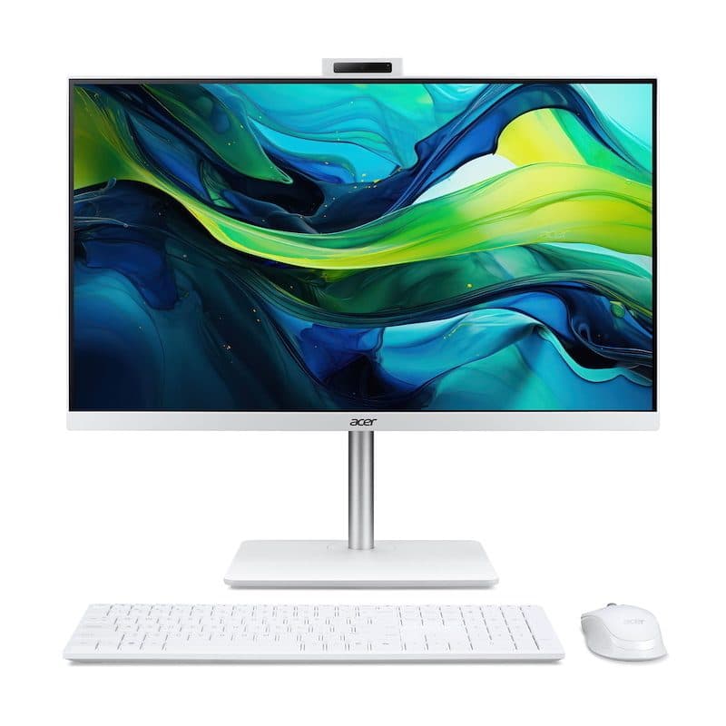 PC All-in-one 27 pollici Intel Core 5 120U 16GB SSD 512GB con tastiera e mouse Windows 11 Pro EDU - Acer VZ2417G DQ.R8LET.007