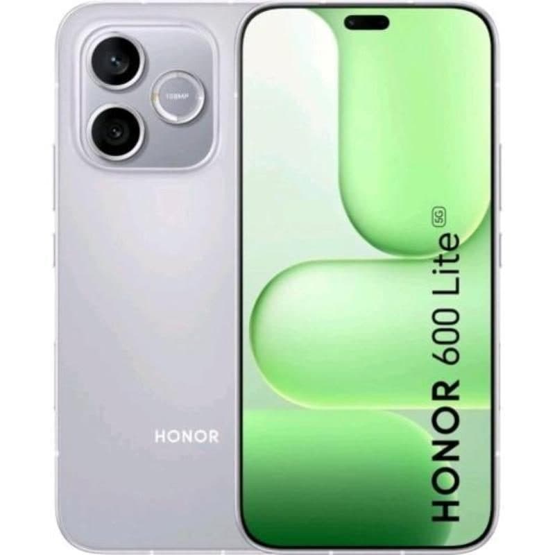 Smartphone 5G Dual SIM 6.6 pollici octa core 8GB RAM 256GB Velvet Grey - Honor 600 Lite