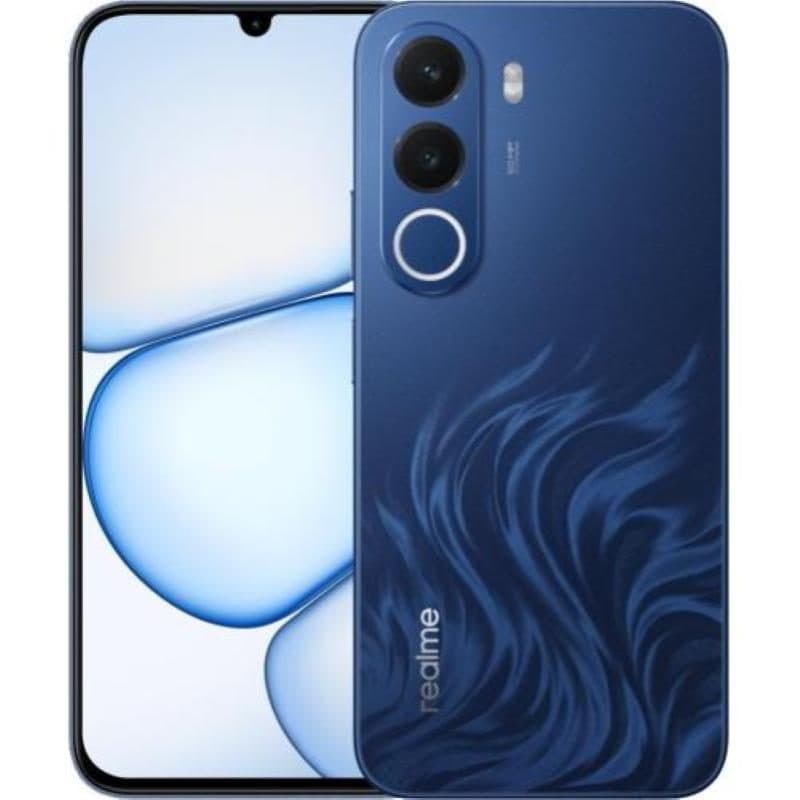 Smartphone 4G LTE Dual SIM 6.8 pollici octa core 4GB RAM 256GB Deepblue Tides - Realme C100x
