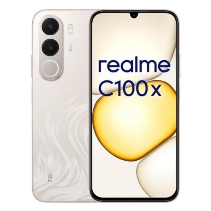 Smartphone 4G LTE Dual SIM 6.8 pollici octa core 4GB RAM 256GB Golden Coast - Realme C100x