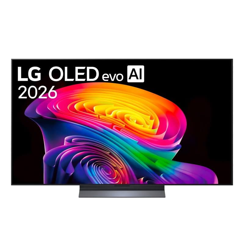 Televisore OLED 55 pollici 4K UHD webOS 26 con base centrale - LG C6