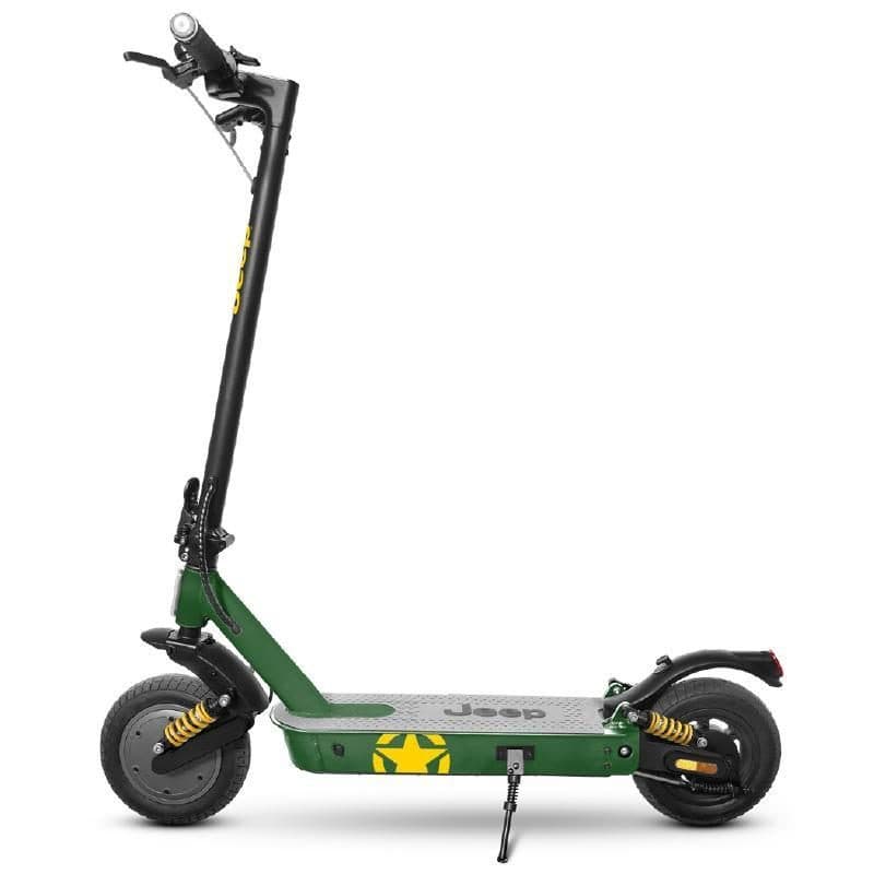 Monopattino elettrico 350 W autonomia 35 km ruote da 10 pollici KERS sospensioni - Jeep E-Scooter JAF Dual