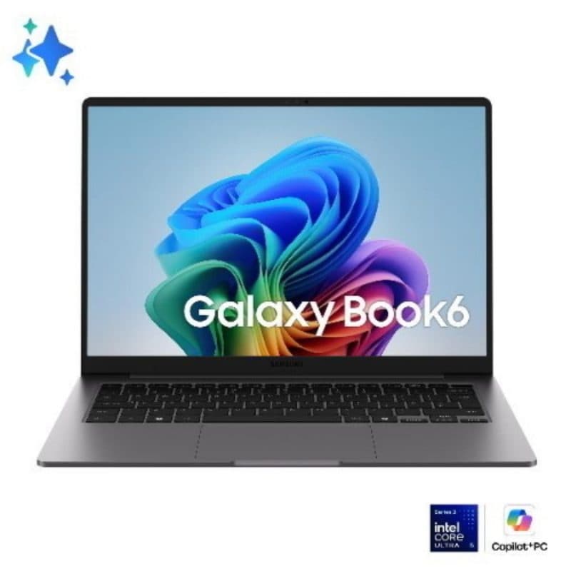 Notebook 14 pollici Core Ultra 5 325 16GB RAM 256GB Windows 11 Pro grigio - Samsung Galaxy Book6 EE