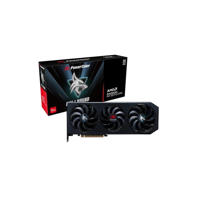 Scheda video Radeon RX 9070 GRE 12GB GDDR6 HDMI 3 DisplayPort PCI Express 5.0 16x - PowerColor Hellhound