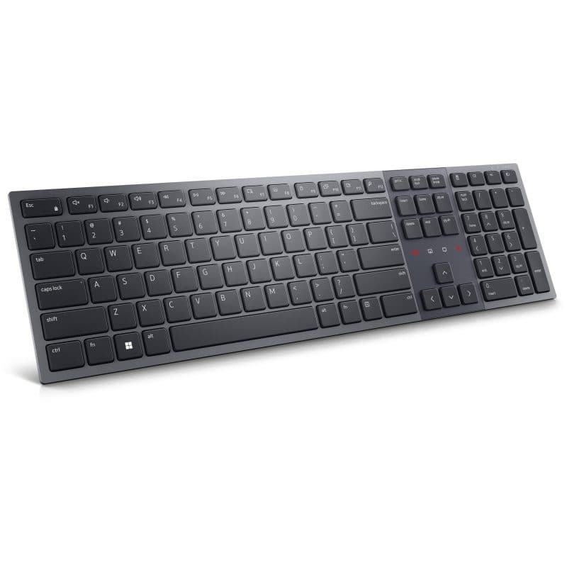 Tastiera wireless RF + Bluetooth QWERTZ (layout tedesco) grafite - Dell KB900