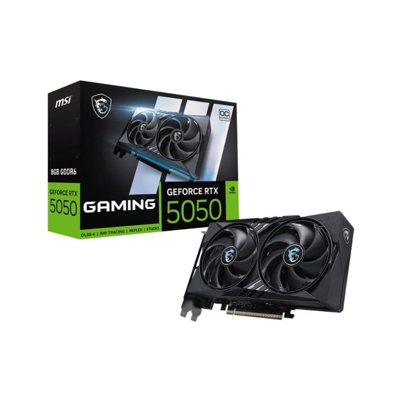 Scheda video GeForce RTX 5050 8GB GDDR6 NVIDIA - MSI Gaming OC 8G