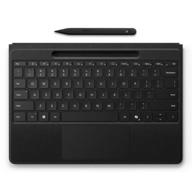 Tastiera Bluetooth QWERTY con Slim Pen nero - Microsoft Surface Pro Flex