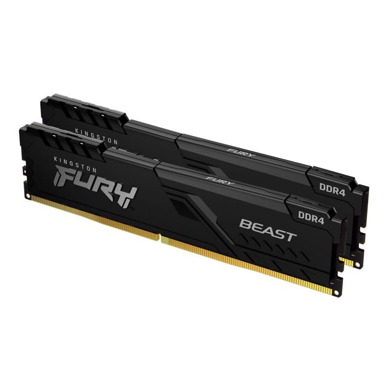 Memoria RAM 32GB (kit da 2) DDR4 3600 MT/s CL18 DIMM nero - Kingston Fury Beast