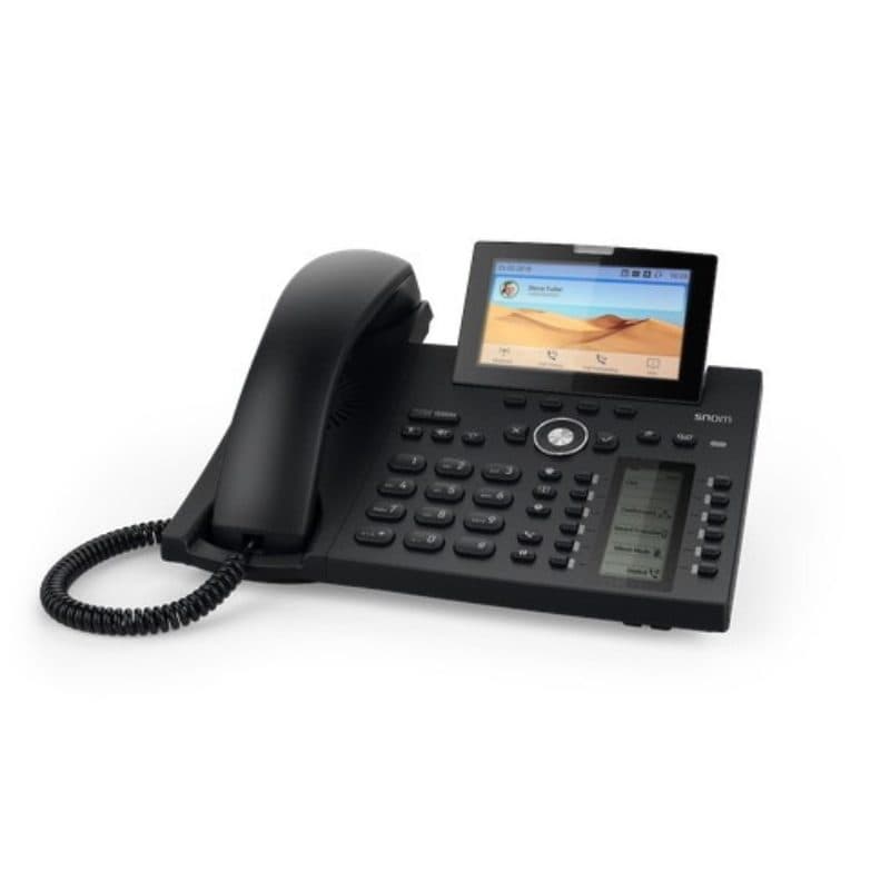 Telefono IP 12 linee display TFT nero - Snom D385