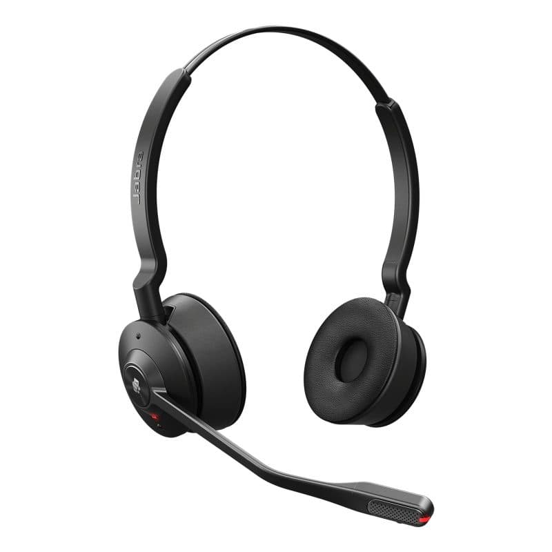 Auricolare wireless a padiglione per ufficio nero - Jabra Engage 55 SE