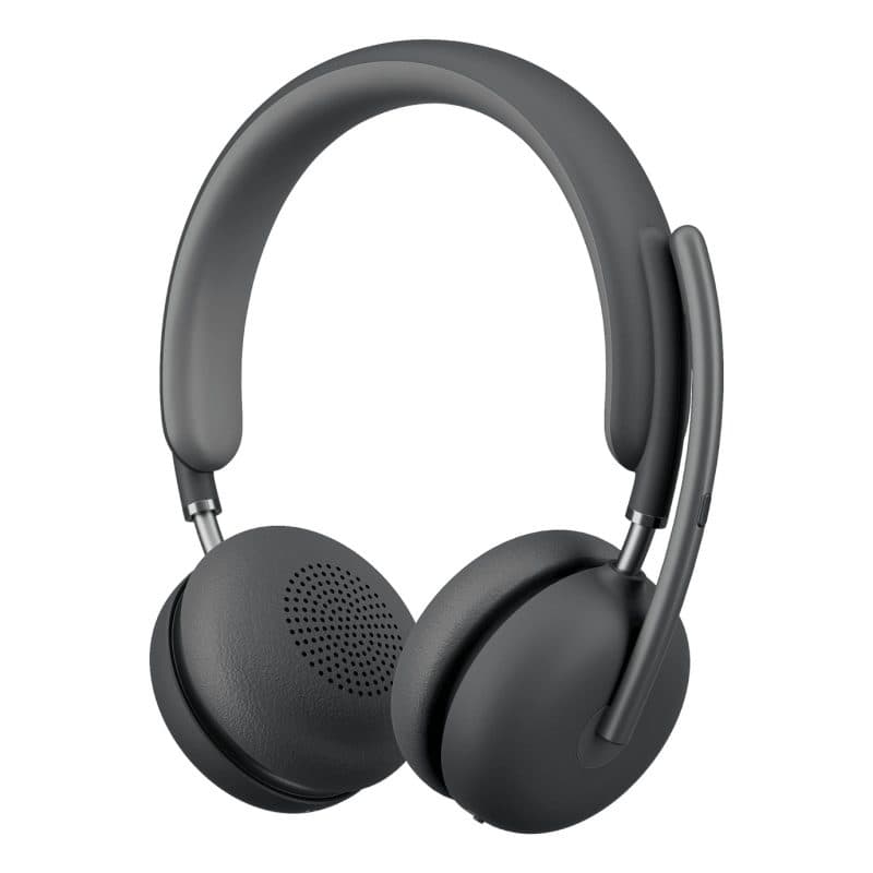 Headset cablato e wireless a padiglione per ufficio USB-C Bluetooth grafite - Logitech Zone Wireless 2