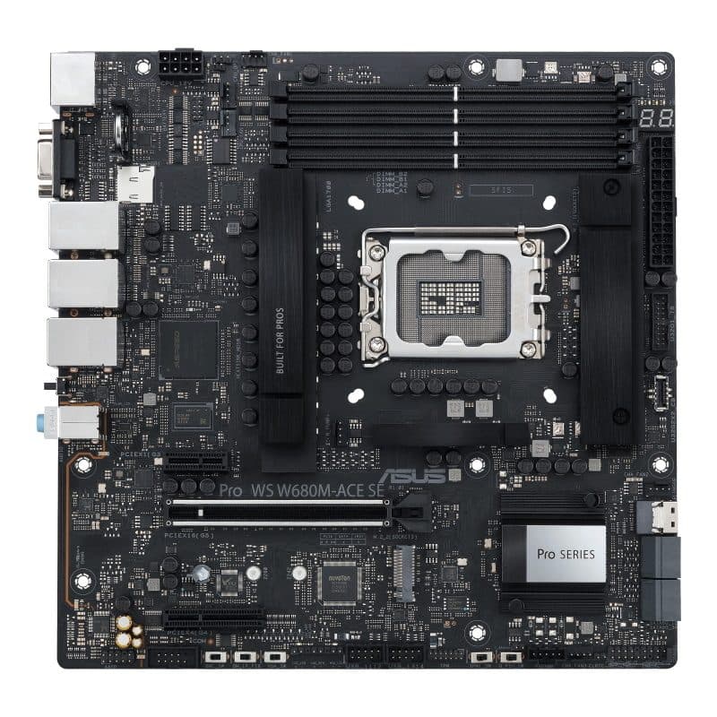 Scheda madre Intel W680 LGA 1700 Micro ATX - ASUS Pro WS W680M-ACE SE