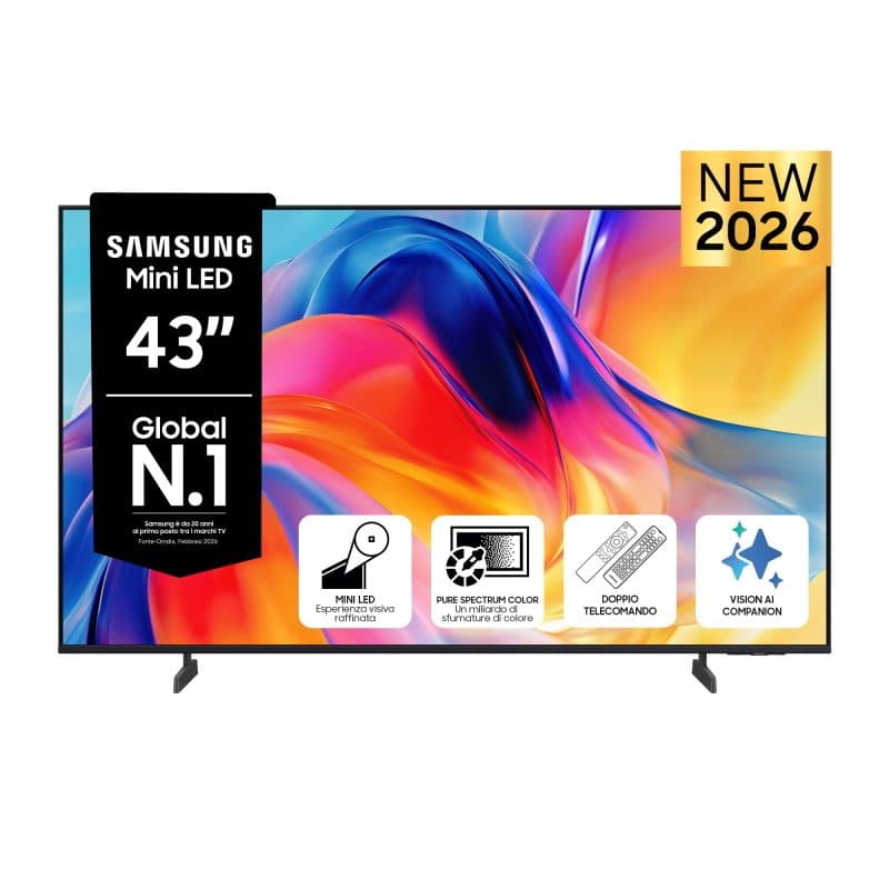 Televisore Mini LED 43 pollici 4K - Samsung