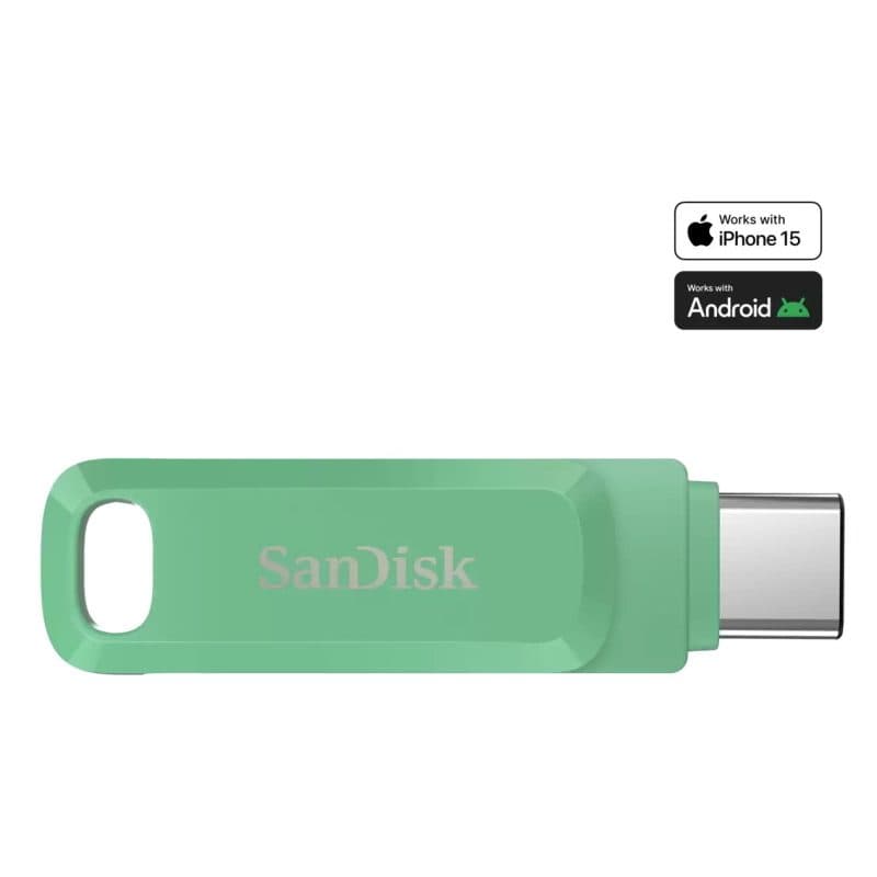 Chiavetta USB 512GB USB-C 3.2 Gen 1 (3.1 Gen 1) verde - SanDisk Ultra Dual Drive Go
