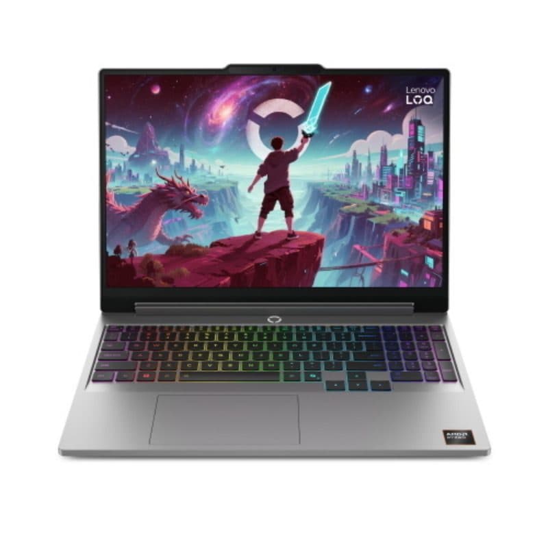 Notebook 15.3 pollici WUXGA Ryzen 7 250 16GB SSD 1TB GeForce RTX 5060 8GB Windows 11 Home grigio - Lenovo LOQ 15AHP11