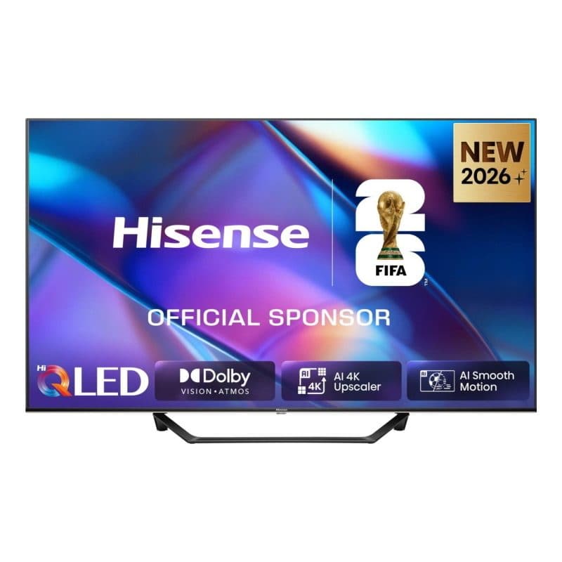 Televisore QLED 43 pollici 4K UHD Smart TV con base centrale - Hisense A79S