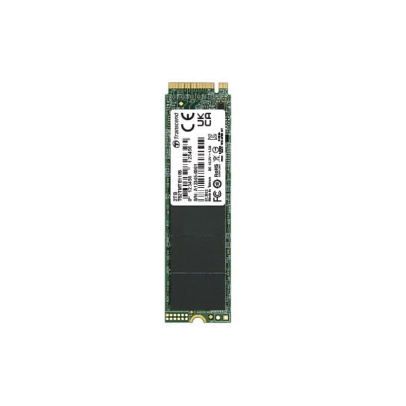 SSD M.2 2TB PCI Express 3.0 NVMe 3D NAND - Transcend 110S