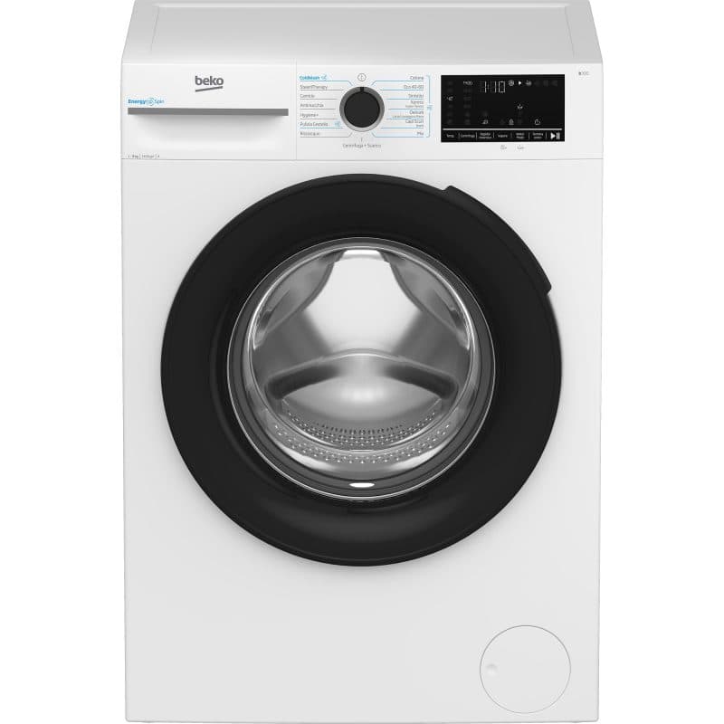 Lavatrice 9 kg 1400 giri inverter classe A-30% EnergySpin - Beko BMW9149DB