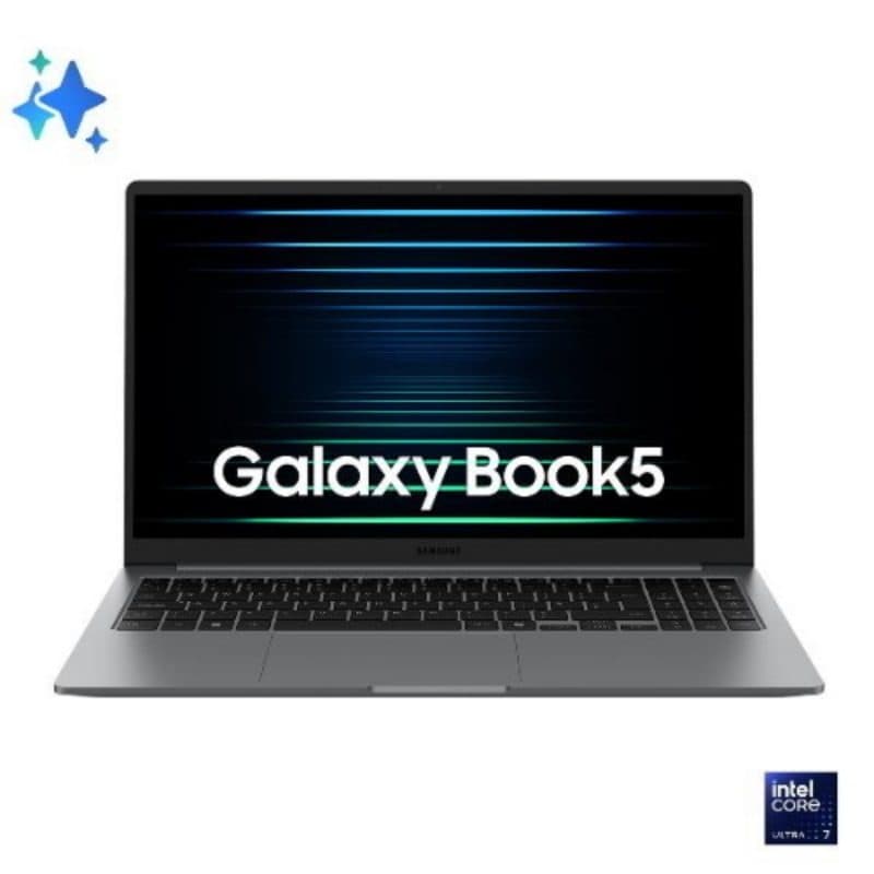 Notebook 15.6 pollici U7 255U 16GB 512GB grigio Windows 11 Pro - Samsung Galaxy Book5