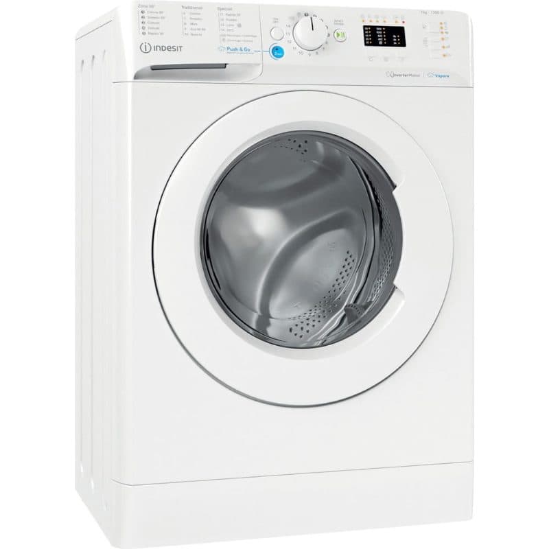 Lavatrice slim 7 kg con vapore 1200 giri classe B - Indesit BWSA 7125X WV