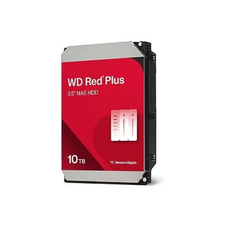 Hard disk HDD interno 10TB 3.5 pollici cache 512MB - Western Digital Red Plus
