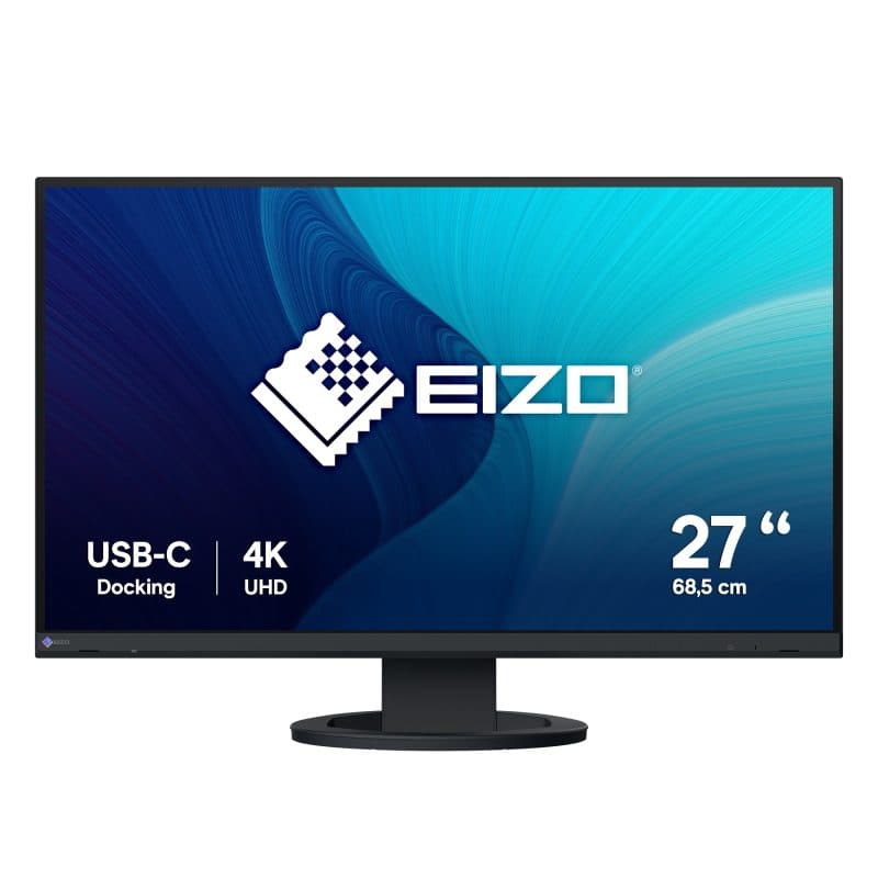 Monitor 27 pollici LED IPS 16:9 4K UHD 350 cd/m² pivot USB-C DP/HDMI garanzia 7 anni - EIZO FlexScan