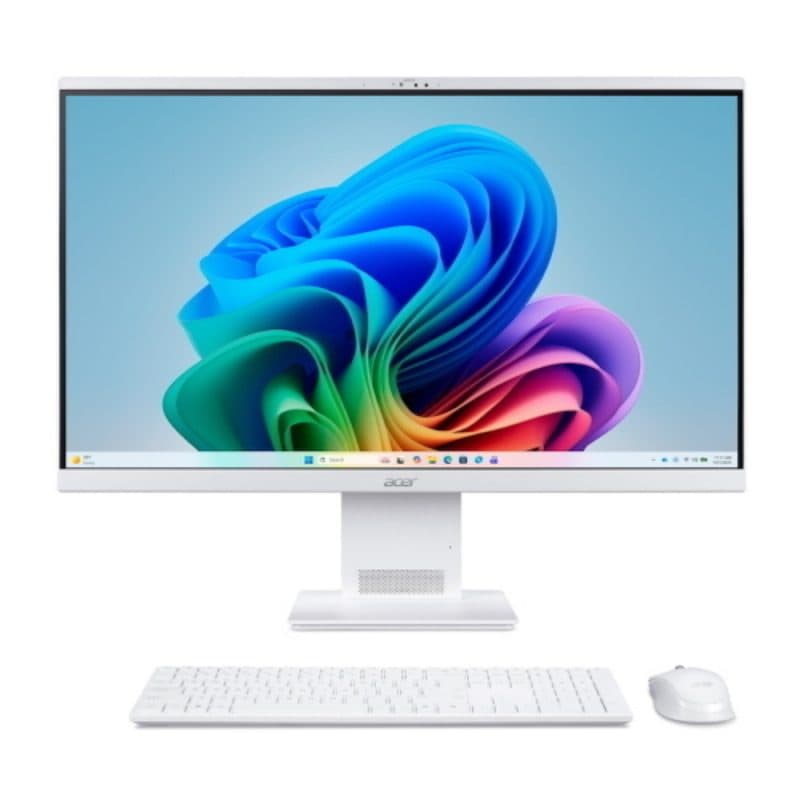 PC All-in-One Copilot+ PC 27 pollici Intel Core Ultra 5 226V 16GB SSD 1TB Windows 11 Home bianco - Acer Aspire S27B-UGLNL
