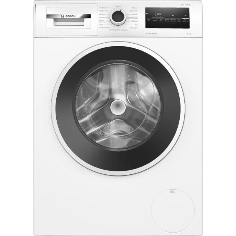 Lavatrice 8 kg EcoSilence Drive con vapore classe A 1400 giri - Bosch WAN28218IT