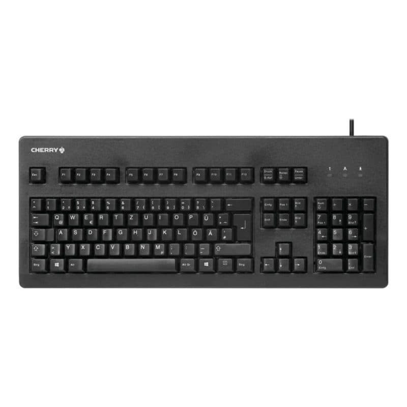 Tastiera universale USB layout QWERTZ tedesco nero - Cherry G80-3000