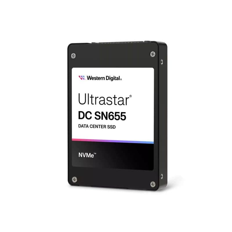 SSD U.3 3,84TB PCI Express 4.0 NVMe 3D TLC NAND - Western Digital Ultrastar DC SN655
