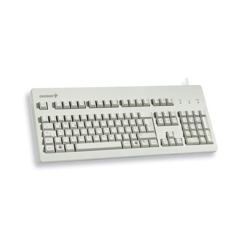 Tastiera universale USB layout QWERTY inglese US grigio - Cherry G80-3000