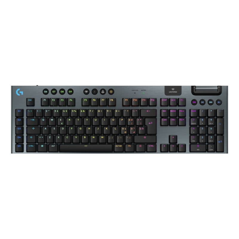 Tastiera gaming USB, RF wireless e Bluetooth layout QWERTY italiano nero - Logitech G915 X Lightspeed
