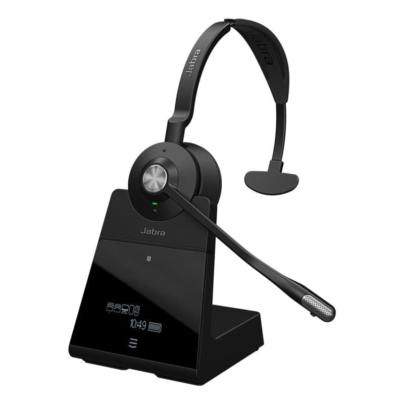 Cuffie wireless a padiglione per ufficio Bluetooth nero - Jabra Engage 75 SE