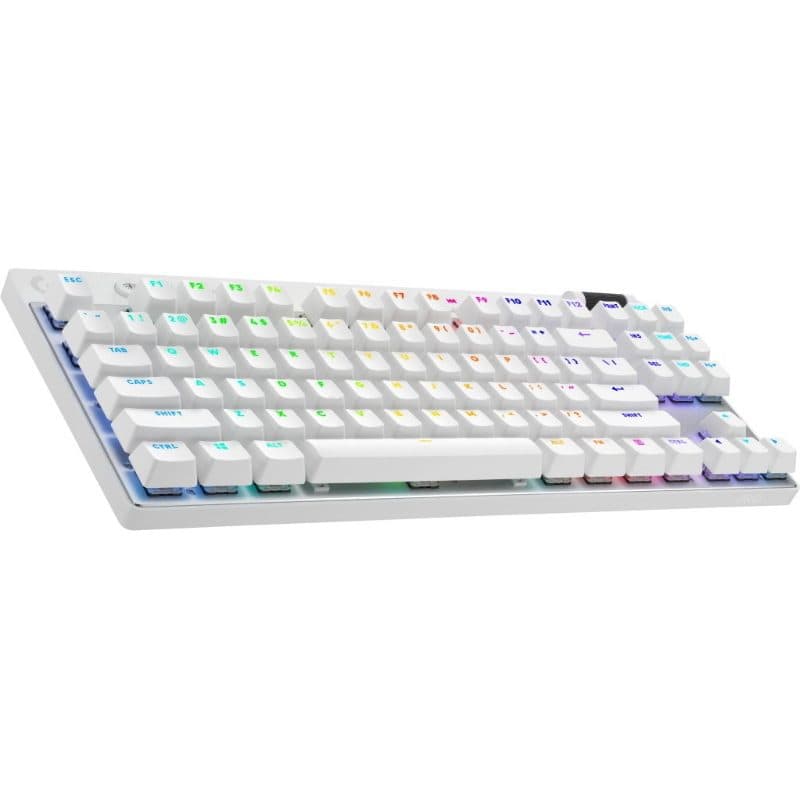 Tastiera gaming TKL RF wireless e Bluetooth layout QWERTZ tedesco bianco - Logitech G Pro X TKL