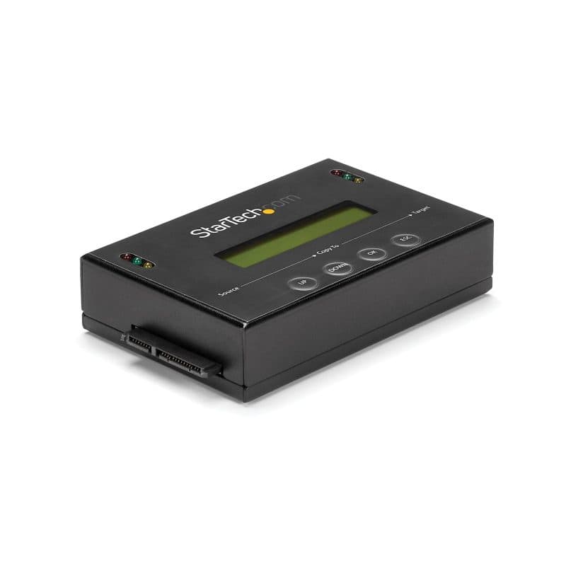 Duplicatore ed eraser standalone 1:1 per hard disk HDD/SSD SATA con funzione clone, display LCD, conforme TAA - StarTech.com