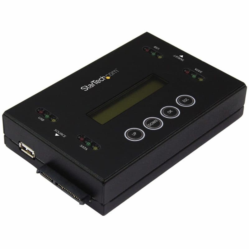 Docking station per hard disk a 2 slot duplicatore ed eraser standalone 1:1 con funzione clone per chiavette USB - StarTech.com
