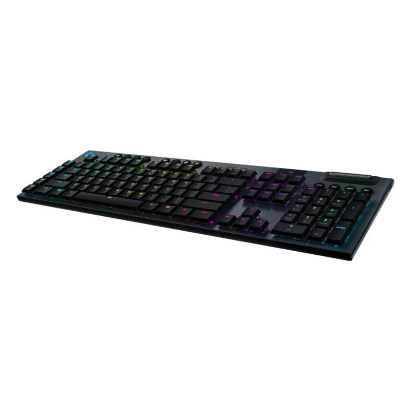 Tastiera meccanica gaming wireless RGB GL Linear RF e Bluetooth layout QWERTZ - Logitech G915 Lightspeed
