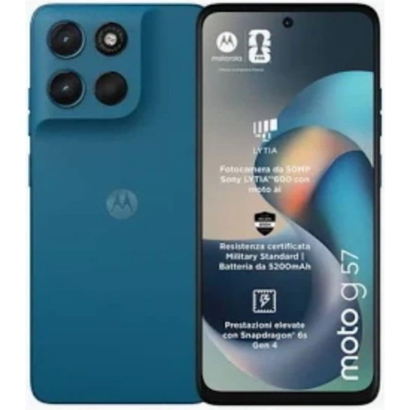 Smartphone 5G dual SIM 6.72 pollici octa core 8GB RAM 256GB Corsair Green Business Edition - Motorola Moto G57