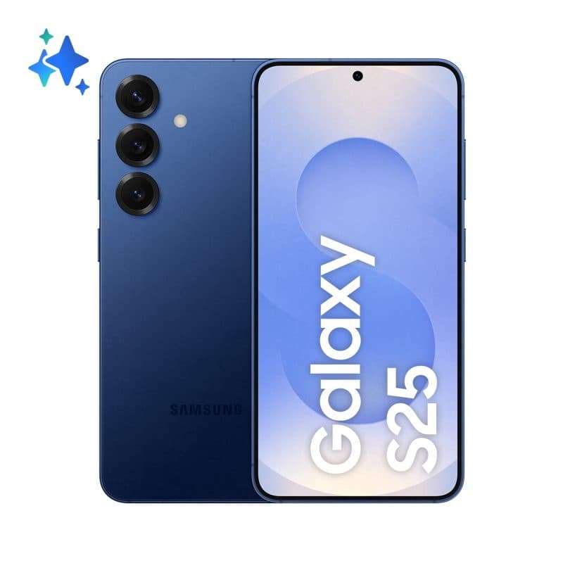 Smartphone 5G dual SIM 6.2 pollici Android 15 12GB RAM 128GB 4000 mAh USB-C blu marino - Samsung Galaxy S25