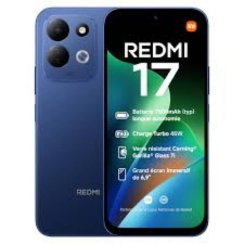 Smartphone 4G LTE dual SIM 6.99 pollici octa core 4GB RAM 128GB Deep Blue - Xiaomi Redmi 17
